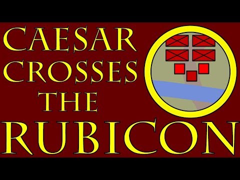 Ce înseamnă caesar crosses rubicon?