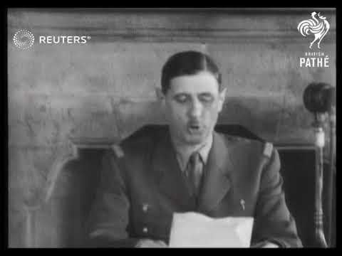 Rolul lui Charles de Gaulle în timpul celui de-al Doilea Război Mondial.