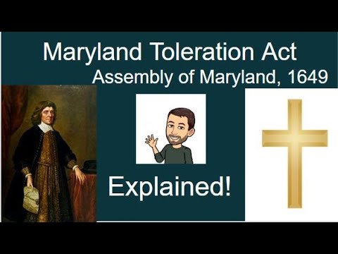 Actul de Toleranță din Maryland din 1649