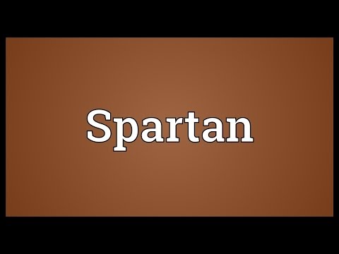 Semnificația cuvântului spartan