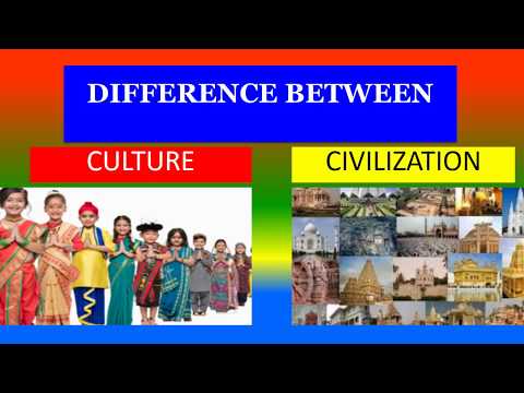 Diferența dintre civilizație și cultură