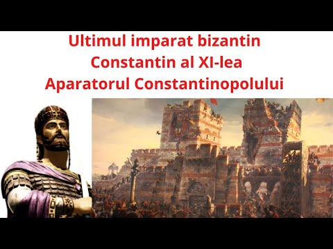 Împăratul Constantin al XI-lea Paleologul din Imperiul Bizantin