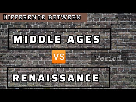 Diferențele dintre Evul Mediu și Renaștere.