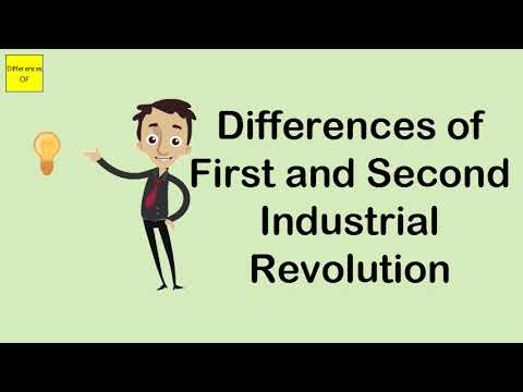 Diferențele dintre Prima și a Doua Revoluție Industrială.