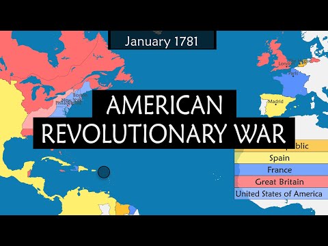 Gradele militare în timpul Războiului Revoluționar din America.