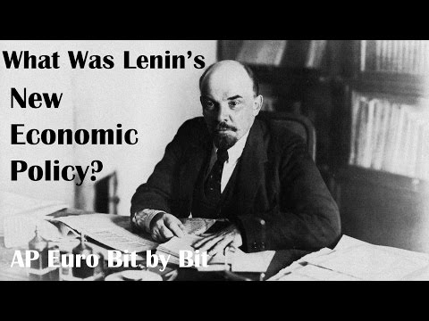 Politica Economică Nouă a lui Lenin