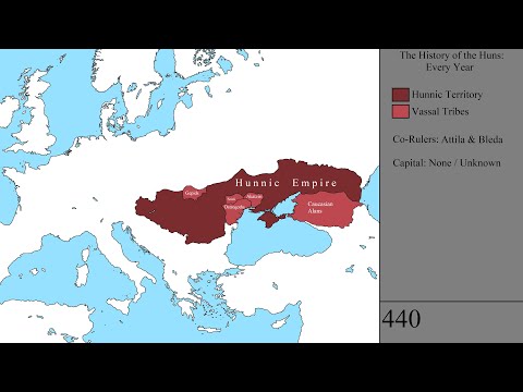 Harta Imperiului Hunilor