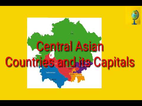 Capitalele din Asia Centrală.