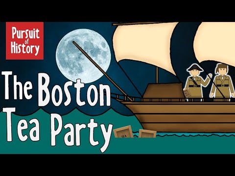 Reacția britanică la Boston Tea Party.