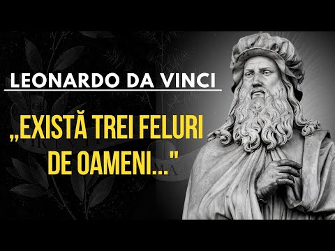 Citate celebre ale lui Leonardo da Vinci despre artă