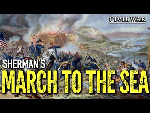 Fapte interesante despre Marșul lui Sherman către Marea.