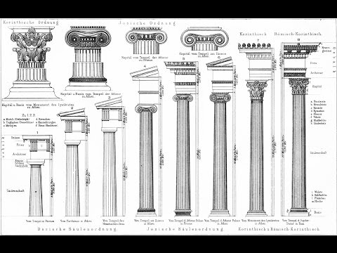Părțile unei coloane grecești