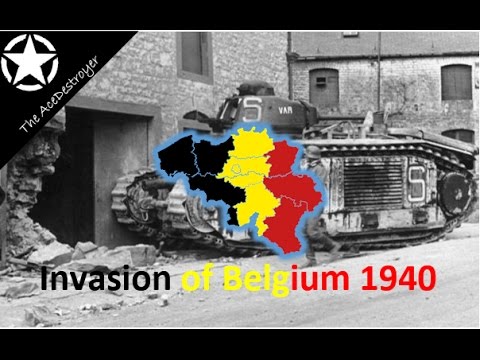 invasion of belgium ww2